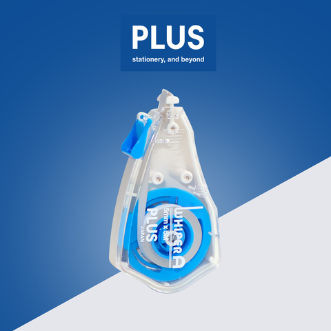 Bút Xóa Kéo PLUS A Happy Color – Băng Dài 8m, Thiết Kế Trẻ Trung, Dễ Sử Dụng