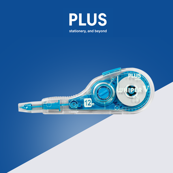 Băng Xóa Kéo PLUS V Happy Color (5mm x 12m) – Thiết Kế Trẻ Trung, Dễ Sử Dụng