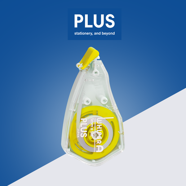 Bút Xóa Kéo PLUS A Happy Color – Băng Dài 8m, Thiết Kế Trẻ Trung, Dễ Sử Dụng