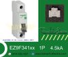 Automat MCB Easy 9 EZ9F341xx Schneider bảo vệ ngắn mạch dùng cho tủ điện Tam Anh