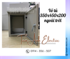 Vỏ tủ điện ngoài trời kích thước 350x450x200mm, chất liệu tôn sơn tĩnh điện do cty Xây lắp điện Tam Anh