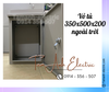 Vỏ tủ điện ngoài trời mái vát 350x500x200 gia công giá rẻ, cty xây lắp điện Tam Anh