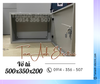 Vỏ tủ ngang 500x350x200 trong nhà, 1 lớp cánh chính hãng xây lắp điện Tam Anh