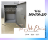 Vỏ tủ điện 500x700x250 sơn tĩnh điện màu xám sáng do Tam Anh Electric sản xuất