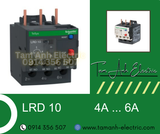  Relay Nhiệt Schneider - LRD Tesys D series - Đuôi Nhiệt Schneider LRD10 (4-6)A - rơ le nhiệt schneider 