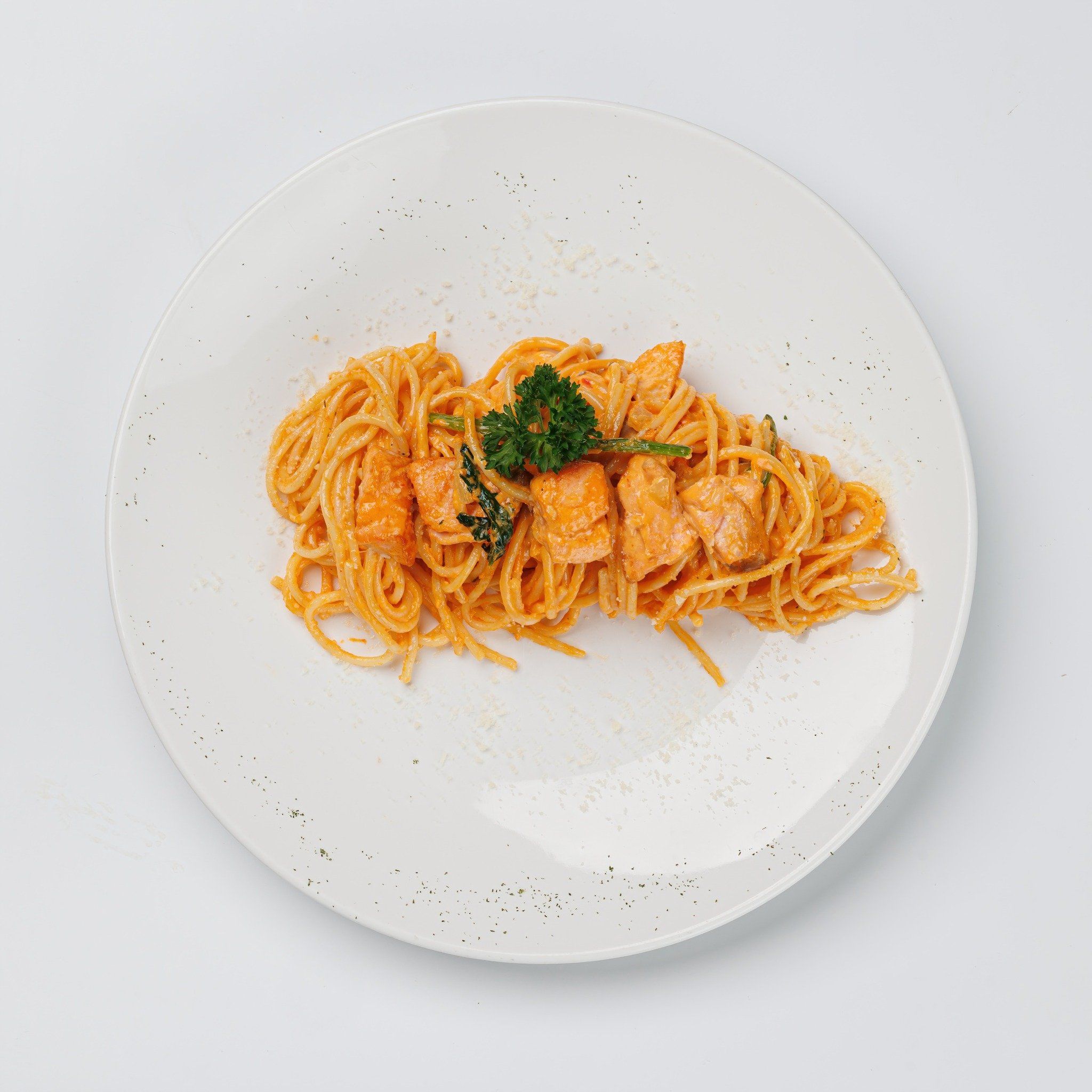  Salmon Spaghetti 