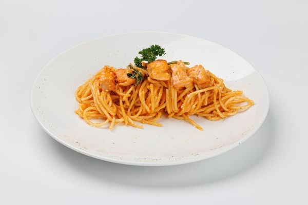  Salmon Spaghetti 