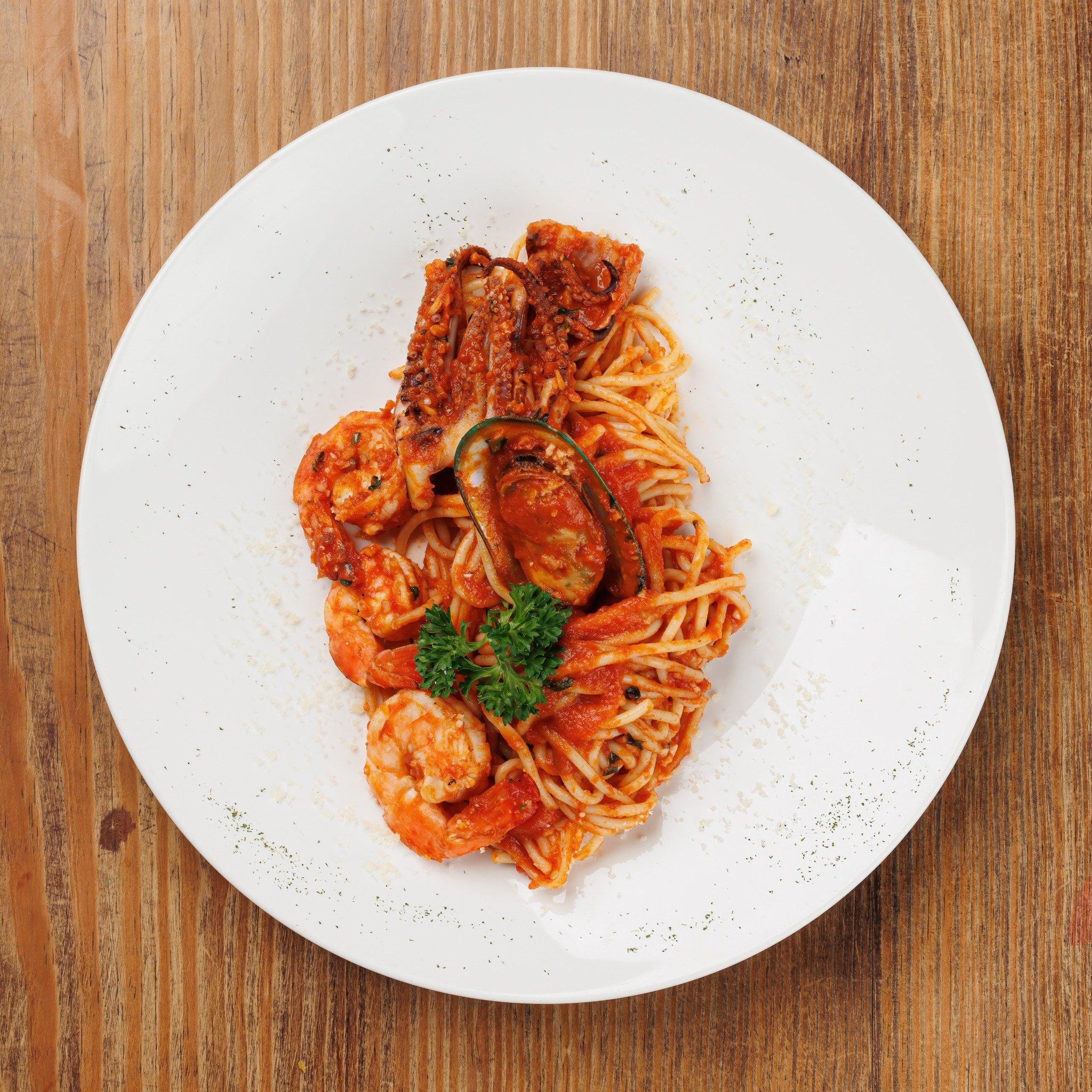  Seafood Spaghetti 