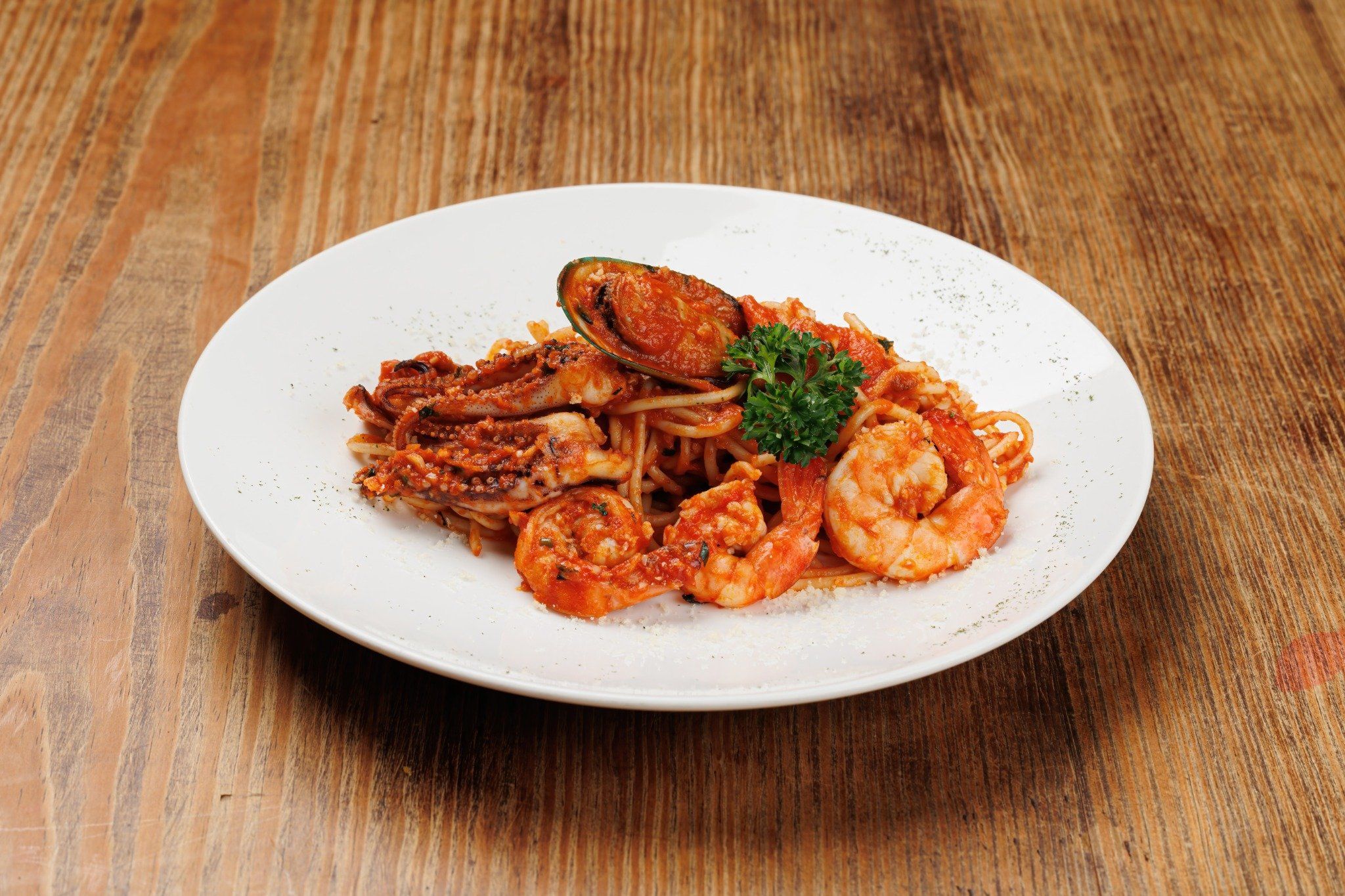  Seafood Spaghetti 