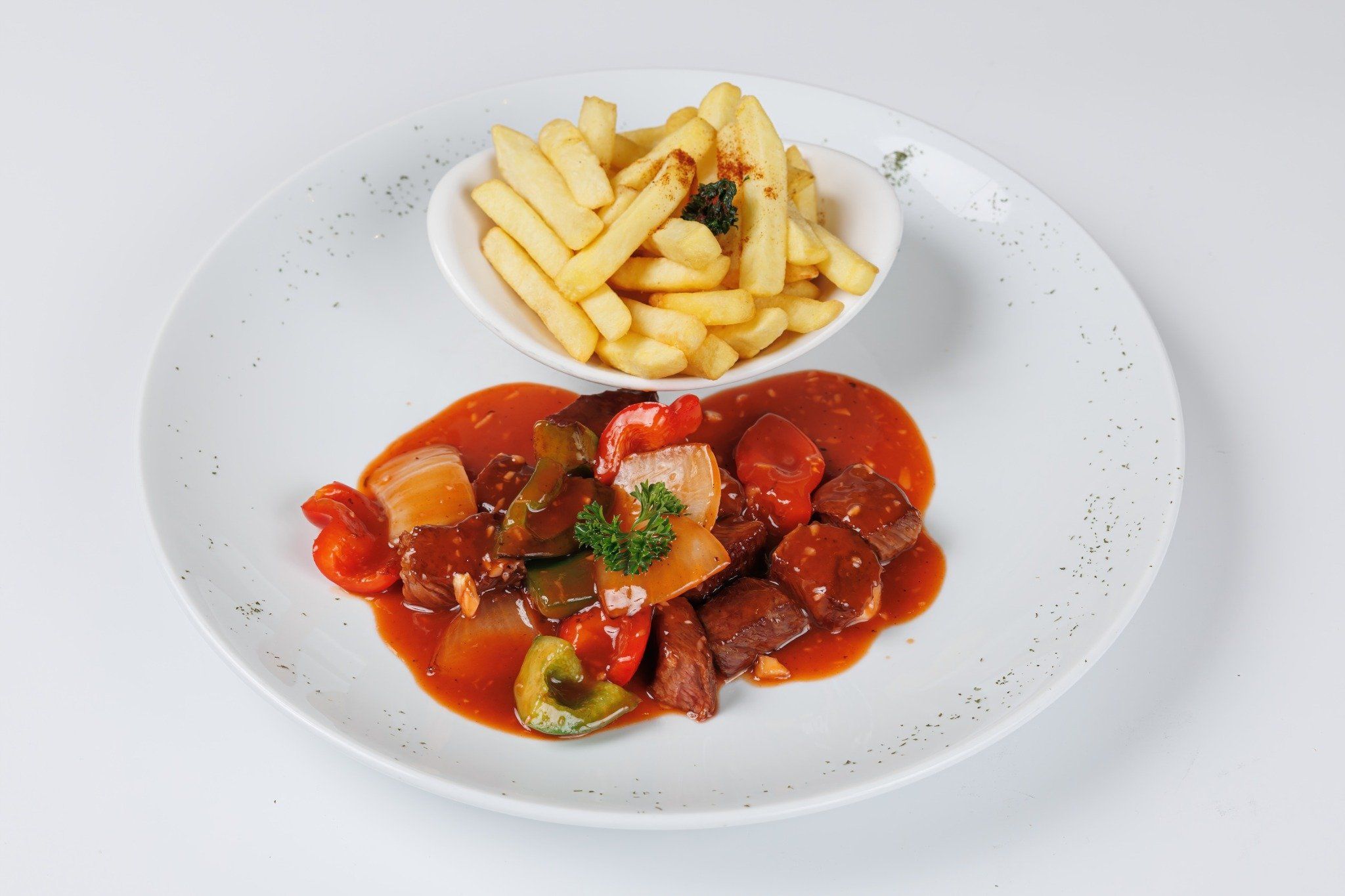  Shaking US Beef w. French Fries 