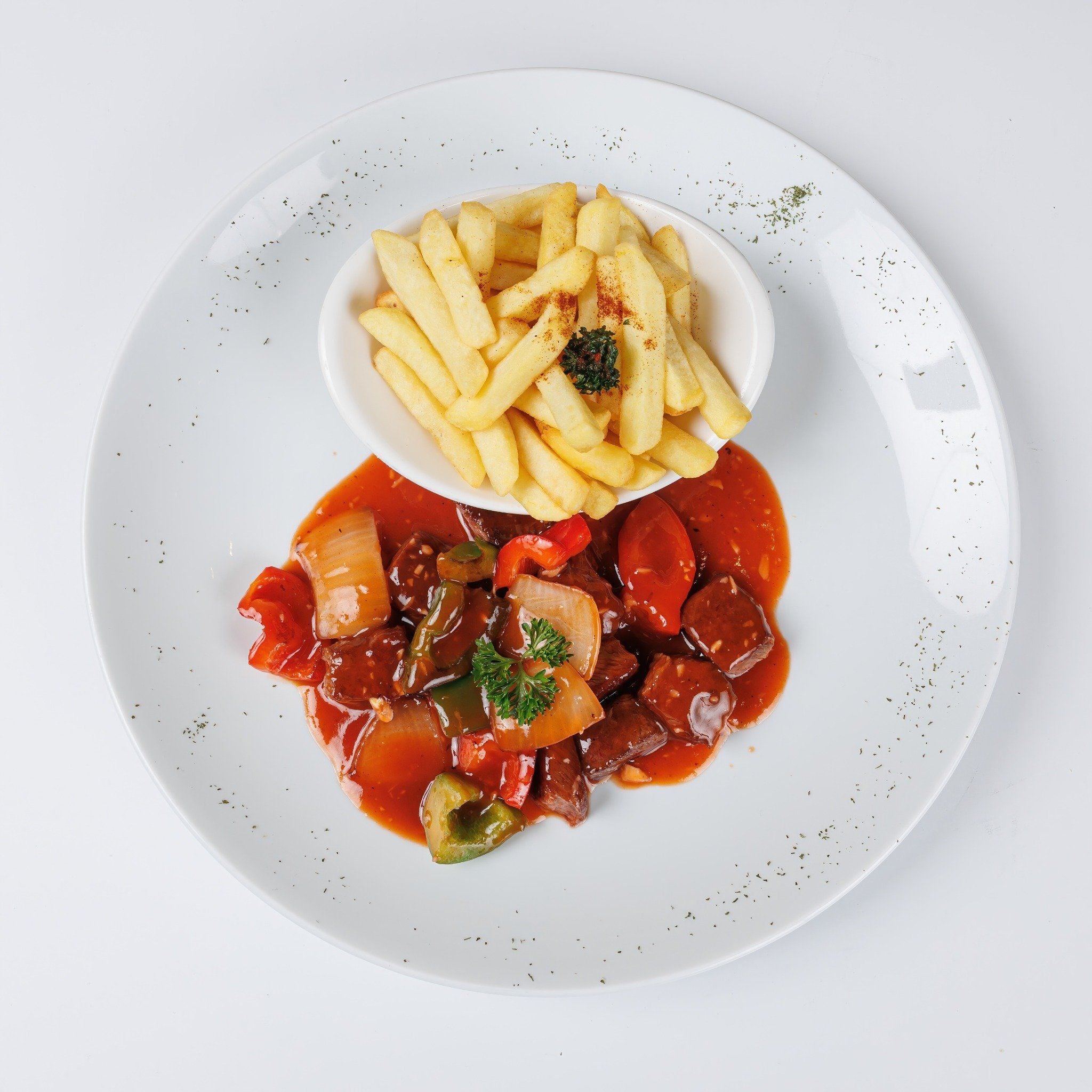  Shaking US Beef w. French Fries 