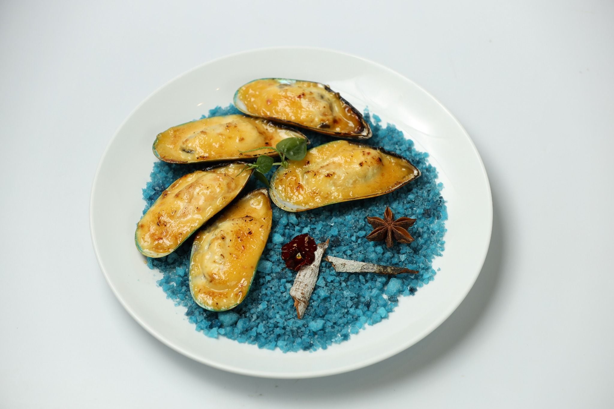  Green Mussels Grill w. Miso Mayonnaise Sauce 