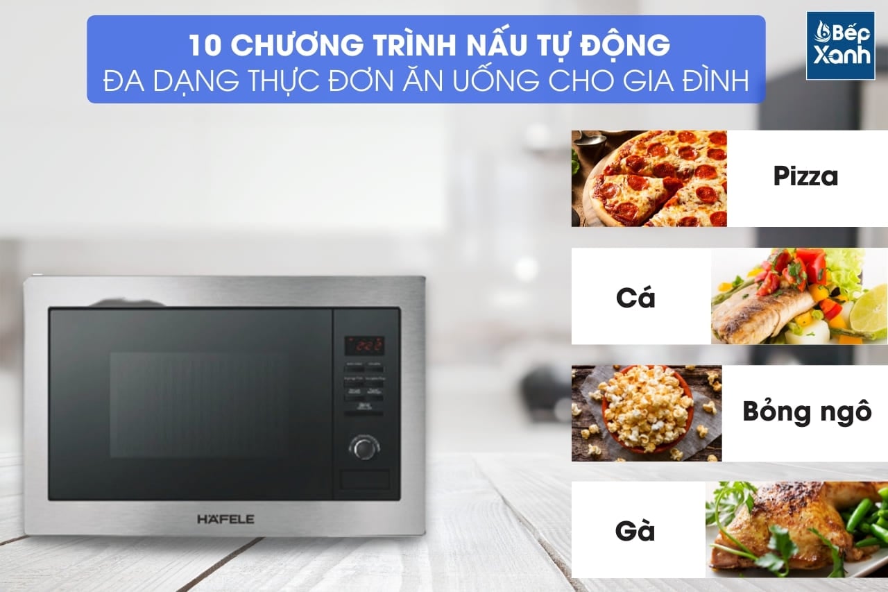 Lò Vi Sóng Âm Tủ Hafele HM-B38A 535.34.000 - Có nên chọn lò Vi sóng âm tủ HM-B38A Häfele 535.34.000? Tiêu chí cần biết