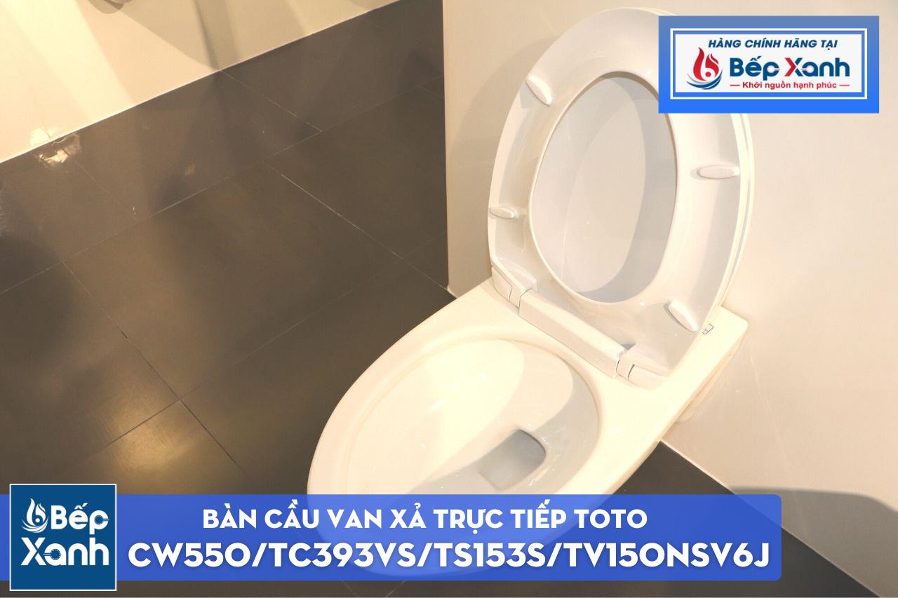 Bàn Cầu Van Xả Trực Tiếp ToTo CW550#XW/TC393VS#W/TS153S/TV150NSV6J – ảnh 6
