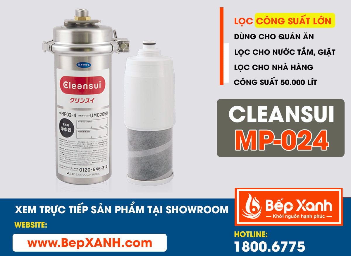 Máy Lọc Nước Công Suất Lớn Mitsubishi CleanSui MP02-4 – ảnh 5