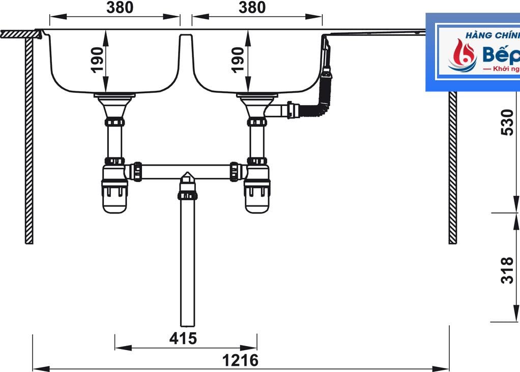 Chậu inox Hafele HS20-SSD2R90 / 2 Hộc bằng, có bàn chờ, Mã số 567.20.513 - Kinh nghiệm chọn chậu rửa và phụ kiện Häfele Chậu inox Hafele HS20-SSD2R90 / 2 Hộc bằng, có bàn chờ, Mã số 567.20.513 - Kinh nghiệm chọn chậu rửa và phụ kiện Häfele