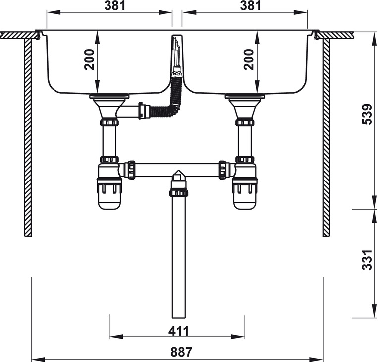 Chậu inox Hafele HS20-SSN2R90M / 2 Hộc bằng nhau, Mã số 567.20.493 - Chậu inox HS20-SSN2R90M 2 hộc bằng nhau 567.20.493 được làm từ gì? Chậu inox Hafele HS20-SSN2R90M / 2 Hộc bằng nhau, Mã số 567.20.493 - Chậu inox HS20-SSN2R90M 2 hộc bằng nhau 567.20.493 được làm từ gì?