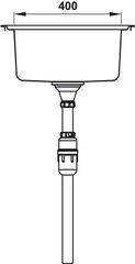 Chậu inox Hafele HS20-SSN1S60 / 1 Hộc rửa, có bàn chờ, Mã số 567.20.266 ảnh 4