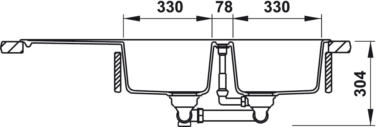 Chậu đá Hafele HS20-GKD2S80 / Màu kem, Mã số: 570.33.430 - Cấu tạo và chất liệu của chậu đá HS20-GKD2S80 màu kem Hafele 570.33.430 Chậu đá Hafele HS20-GKD2S80 / Màu kem, Mã số: 570.33.430 - Cấu tạo và chất liệu của chậu đá HS20-GKD2S80 màu kem Hafele 570.33.430