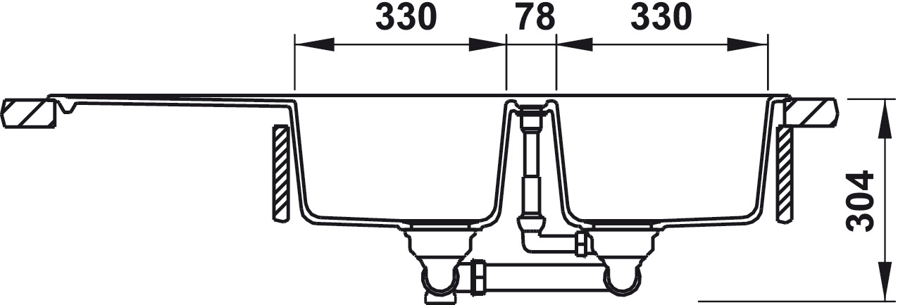 Chậu đá Hafele HS20-GKD2S80 / Màu đen, Mã số: 570.33.330 - Giới thiệu sản phẩm khu rửa Häfele
