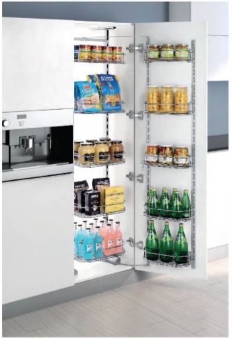 Kệ Kéo Tủ Đồ Khô 10 rổ tủ 450mm inox 201 – Higold 202002 – ảnh 2