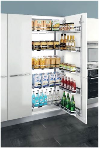 Kệ 12 Rổ Diamond/Rổ Inox (Đáy Gỗ Đệm Cao Su) – Higold 202336 – ảnh 2