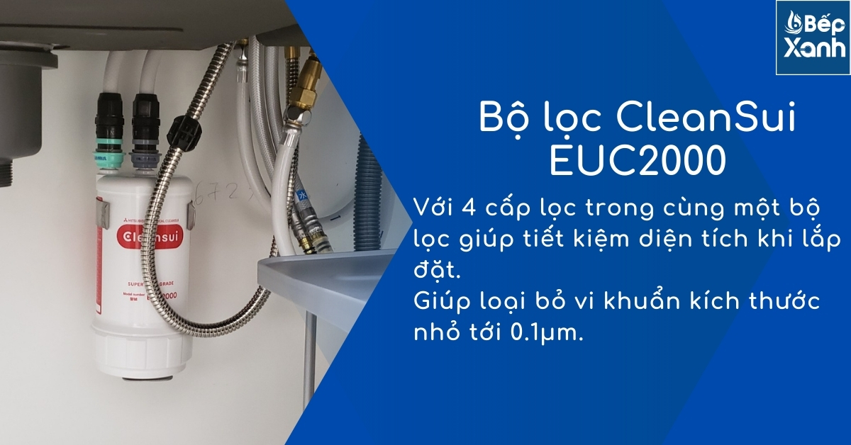 Máy lọc nước dưới chậu rửa Mitsubishi CleanSui EU202 – ảnh 6