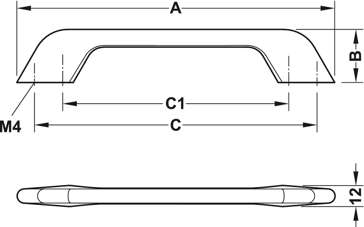 Tay Nắm Tủ Hafele 106.61.214 – ảnh 2