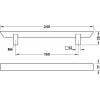 Tay Nắm Tủ 160mm Hafele 106.62.336 – ảnh 3