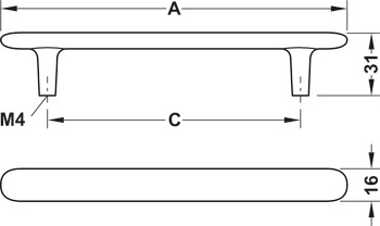 Tay Nắm Tủ Màu Đen Hafele 106.70.100 - Bí quyết chọn tay nắm tủ đẹp và vừa vặn Tay Nắm Tủ Màu Đen Hafele 106.70.100 - Bí quyết chọn tay nắm tủ đẹp và vừa vặn