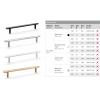 Tay Nắm Tủ Trắng Mờ Hafele 106.70.105 – ảnh 2