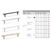 Tay Nắm Tủ Mạ Vàng Mờ Hafele 106.70.111 ảnh 2