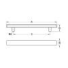 Tay Nắm Tủ 160mm Hafele 110.35.376 – ảnh 2