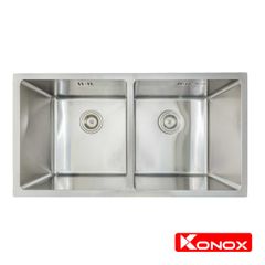 Chậu Rửa Chén 2 Hộc Undermount sink Konox KN7544DUB ảnh 2