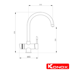 Vòi Rửa Chén Kết Hợp Lọc Nước Konox RO Trim-Water ảnh 2