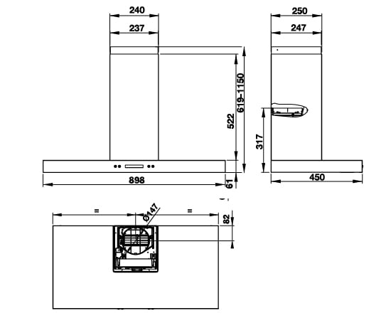Máy hút mùi áp tường Hafele HH-WI90B / Kiểu chữ T, Ngang 90cm, mã số 539.81.175 - Tổng quan về máy hút mùi áp tường HH-WI90B kiểu chữ T, Ngang 90cm Hafele 539.81.175 Máy hút mùi áp tường Hafele HH-WI90B / Kiểu chữ T, Ngang 90cm, mã số 539.81.175 - Tổng quan về máy hút mùi áp tường HH-WI90B kiểu chữ T, Ngang 90cm Hafele 539.81.175