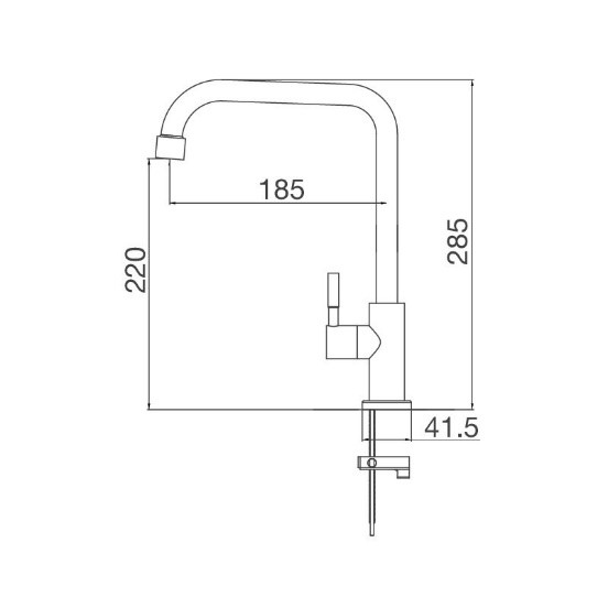 Vòi rửa chén 1 nguồn nước lạnh inox 304 Malloca K-115 XFIT - Inox 304 – nền tảng độ bền của K115-XFIT Vòi rửa chén 1 nguồn nước lạnh inox 304 Malloca K-115 XFIT - Inox 304 – nền tảng độ bền của K115-XFIT