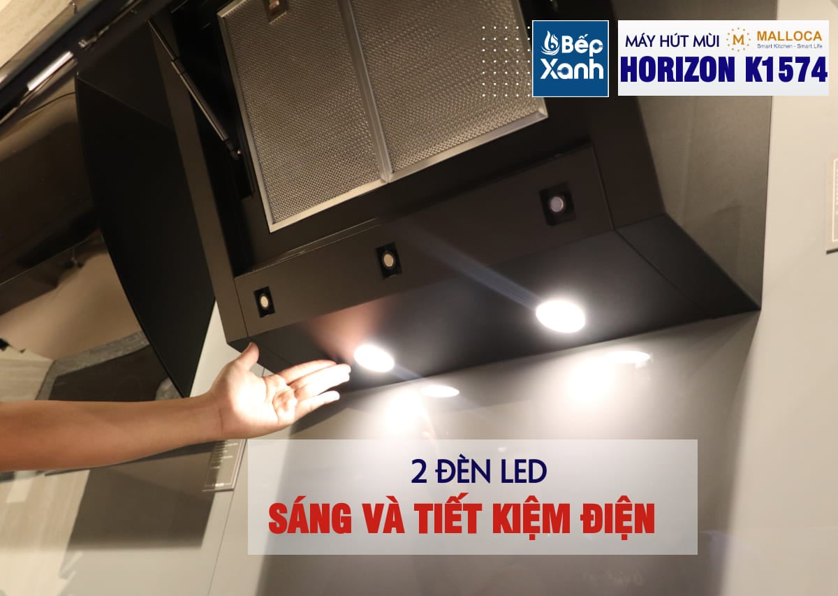 Máy hút mùi áp tường Malloca Horizon K1574 - Công suất hút và điều khiển của Horizon K1574 Máy hút mùi áp tường Malloca Horizon K1574 - Công suất hút và điều khiển của Horizon K1574