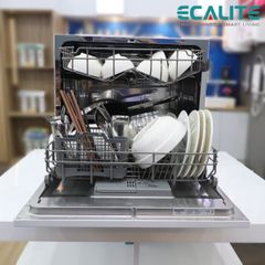 Máy Rửa Chén Mini 8 Bộ Ecalite EDW-SMS6080WH / Màu Trắng Tinh Tế ảnh 9