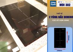Bếp từ 2 vùng nấu Malloca MDI 302 / Nhập khẩu Tây Ban Nha, kiểu Domino, kính Schott Ceran ảnh 4