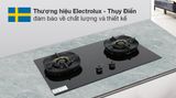 Bếp Gas Âm Electrolux EHG8251BC / Kính cường lực, 2 vùng nấu