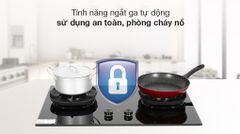 Bếp Gas Âm Electrolux EHG8251BC / Kính cường lực, 2 vùng nấu ảnh 9