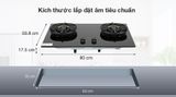 Bếp Gas Âm Electrolux EHG8251BC / Kính cường lực, 2 vùng nấu