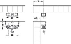 Bas Liên Kết Nối Trên Hafele 262.72.701 ảnh 2