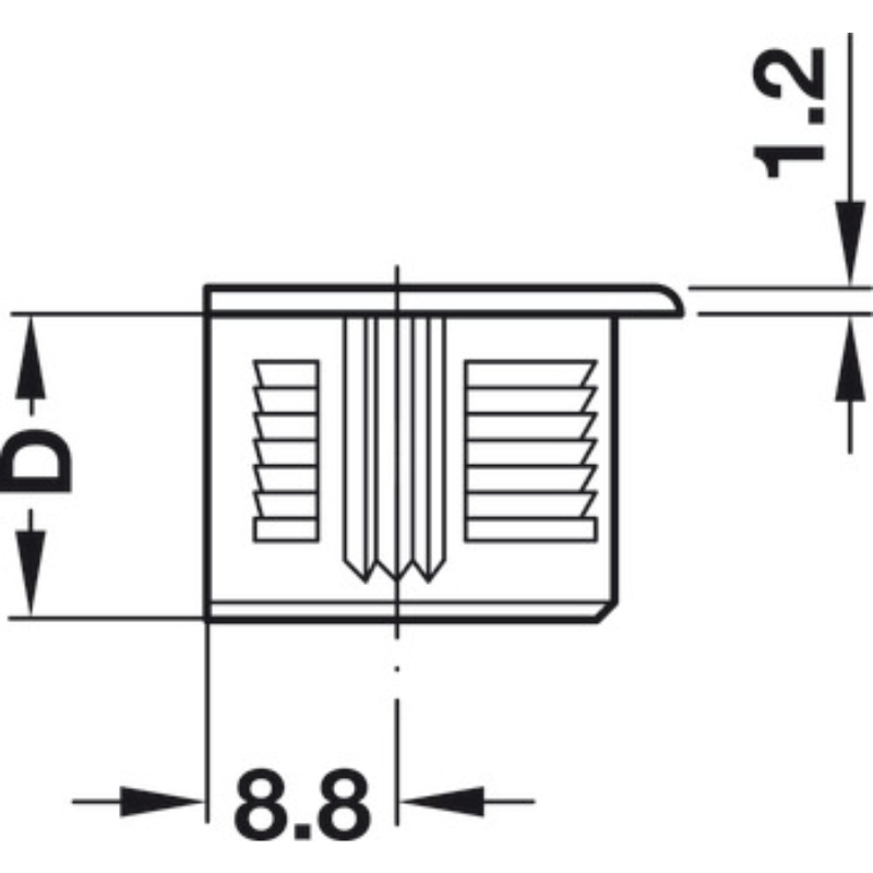 Chốt Nối S20 Rafix 20 Hafele 263.20.847 – ảnh 4