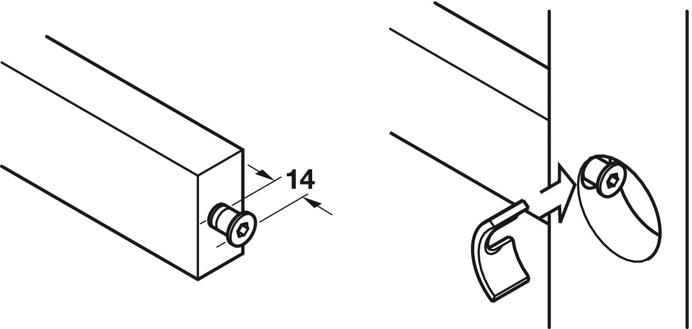 Vít Confirmat 38mm Hafele 264.43.091 – ảnh 2