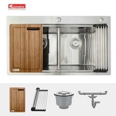 Chậu Rửa Chén 2 Hộc Topmount sink Konox KN8850TD ảnh 3