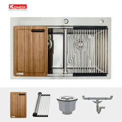 Chậu Rửa Chén 2 Hộc Topmount sink Konox KN8250TD ảnh 3