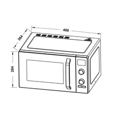 Lò Vi Sóng Có Nướng Hafele 23L HW-F23B 538.31.270 ảnh 3