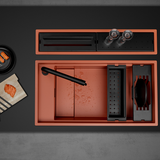 Chậu đá màu cá hồi Malloca MYST K83S - MYST K83L